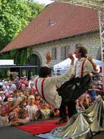 Clowns Oskar und Stronzo