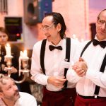 1207_GWG_Weihnachtsfeier 2018_Wagenhallen_JPEG Webauflösung_FotoatelierEbinger_850_8573 komische Kellner