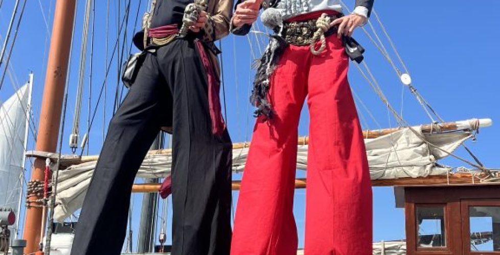 Piraten auf Stelzen